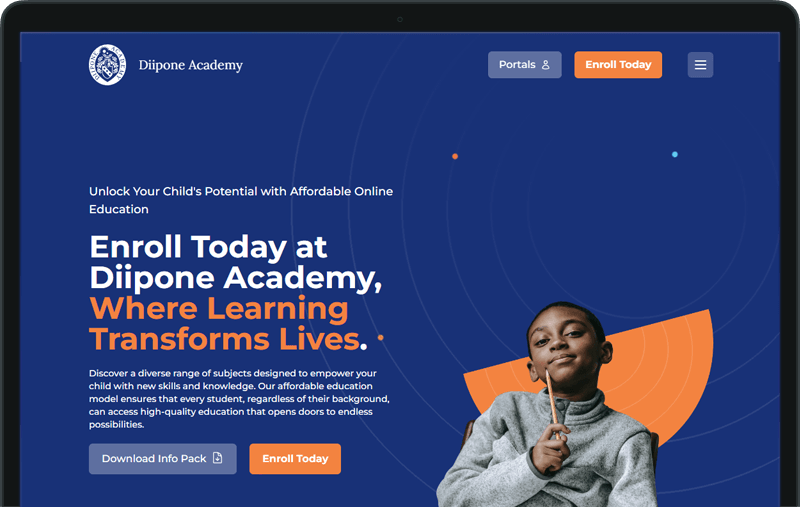 Online Academy Website